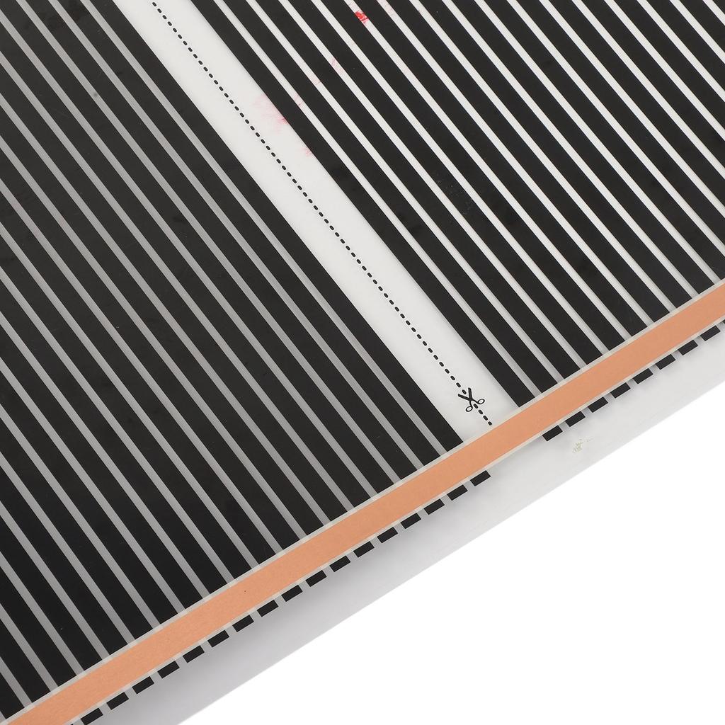 Elektrická podlahová topná rohož Tenký systém podlahového vytápění dlažby s nízkou spotřebou energie pro domácnost 220V