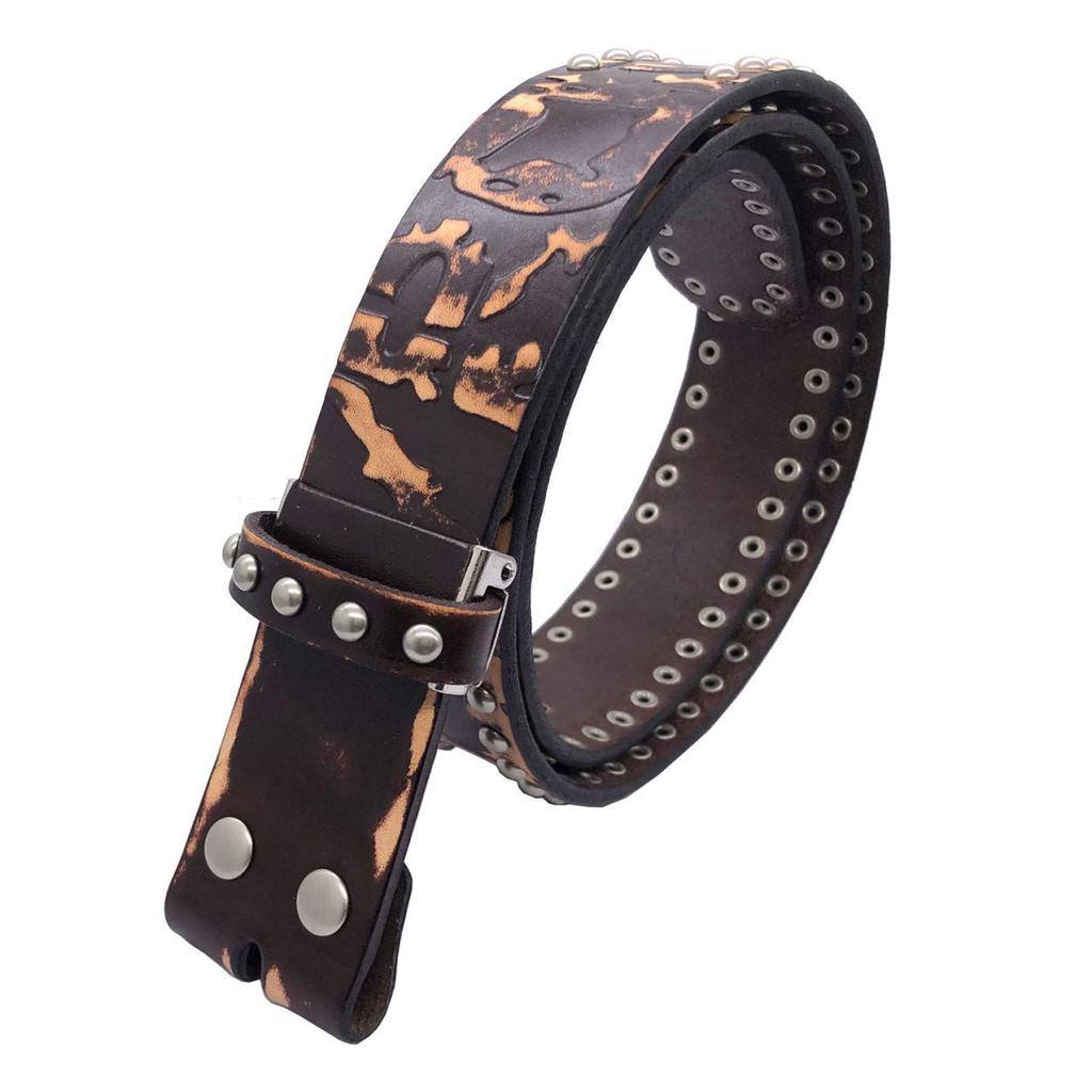 WING LEATHER Curea Italiană Autentică Culoare Închisă Curea Autentică Maro Închis, Piele, Pentru Bărbați, Piele, Doar, De Înlocuire, Negru, Maro, Alb, Bleumarin, Roșu, Piele,