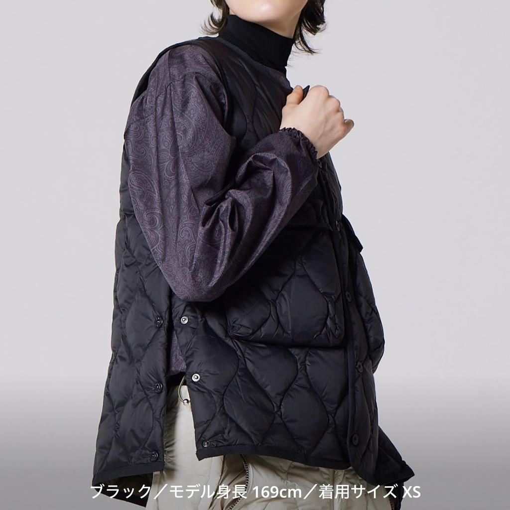 Taion Down Vest Olive 004ALSWPBML-1