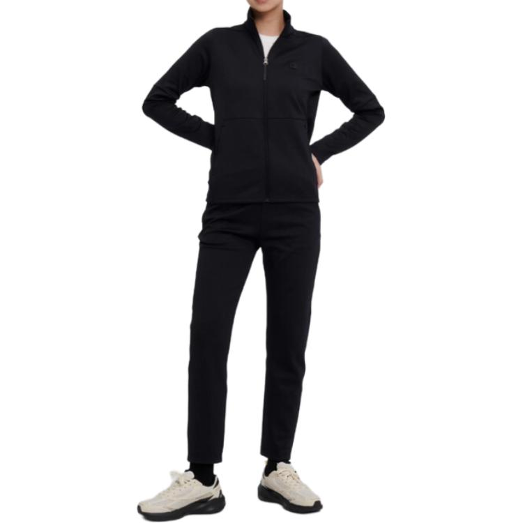 FILA Casual Pants Unisex Black Moderate Straight Fit Pants FS2FPH1201U-BLK