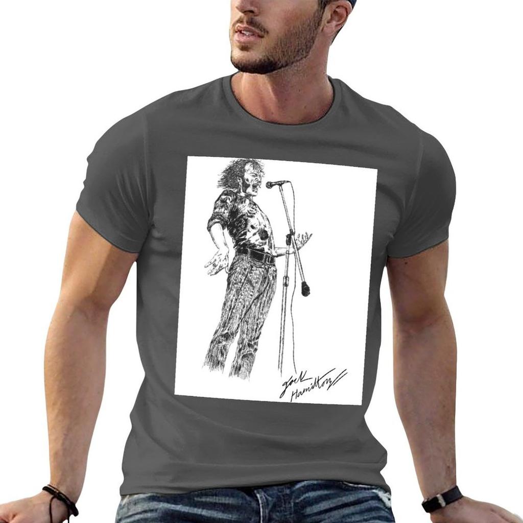 Joe Cocker Original Hand Drawn Ink Artwork Tshirt Summer Holiday Casual Tee