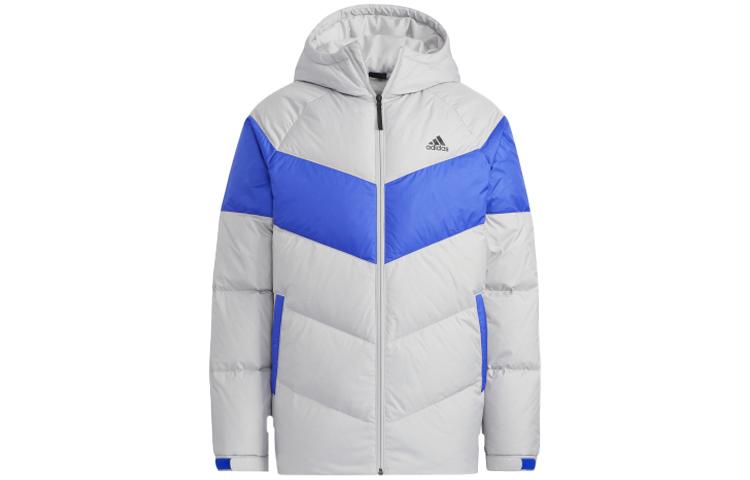 Adidas Down Jackets Men s Gray Hooded Moderate Other H20791 XL