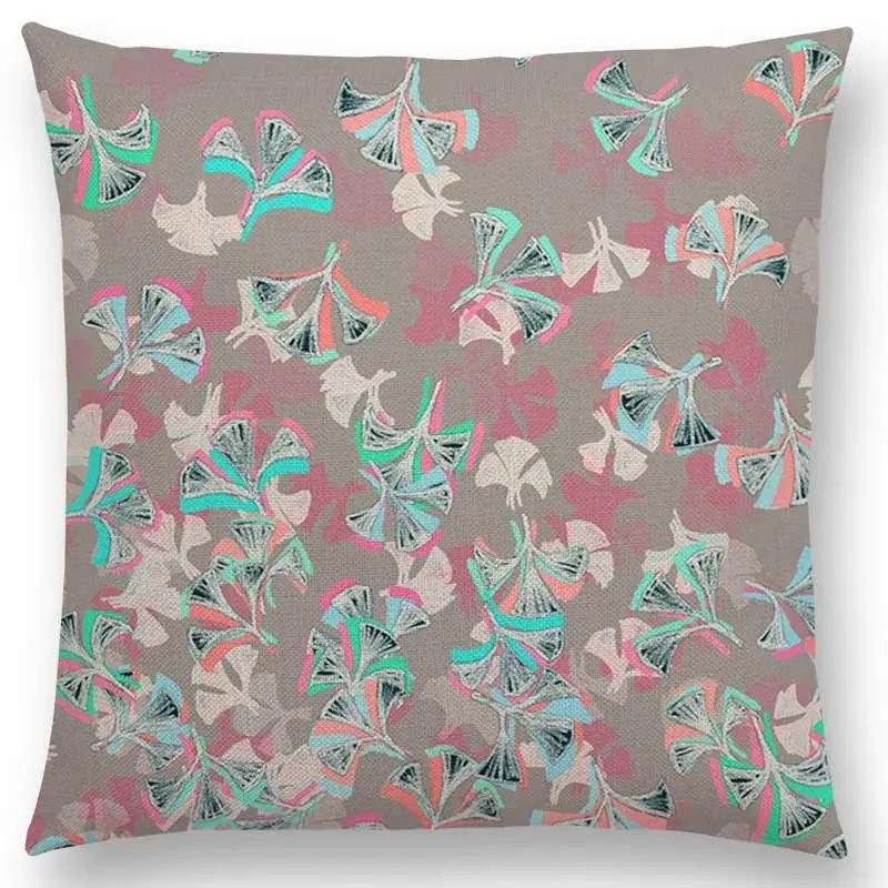 New Colorful Geometric Patterns Moroccan Lattice Mosaic Hexagon Stars Hearts Flowers Pretty Car Cushion Cover Sofa Throw Pillow