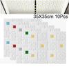 3D Wall Sticker Home Sound Insulated Waterproof 10 Pcs/Set 35*35cm Moist-proof PE Foam Self-adhesive High Quality