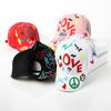 Fashion cotton Graffiti boy girl Baseball caps Children Printed snapback hat Kids Popular hip hop hat Cap hot sell
