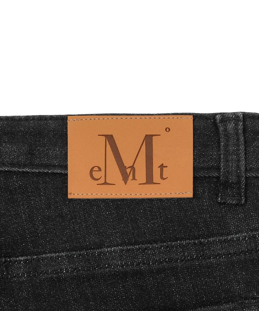 MUCENT Slate Bootcut Black Denim Pants