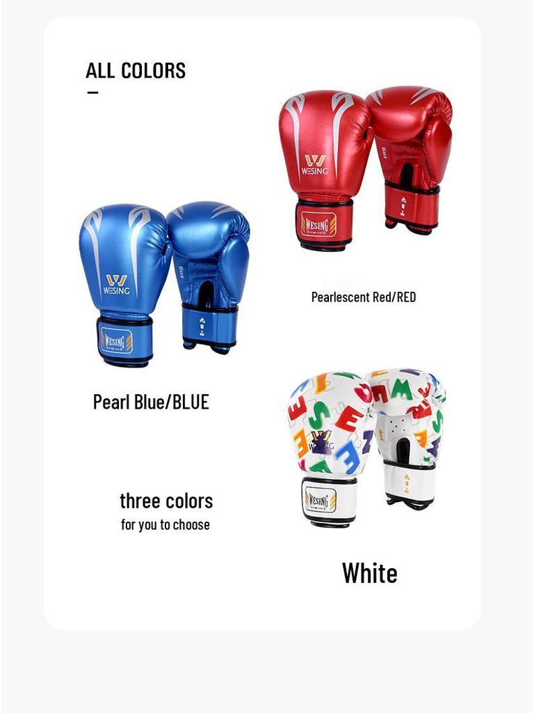 Dětské boxerské rukavice Jiurishan Prodyšná vesmírná kůže pro chlapce a dívky