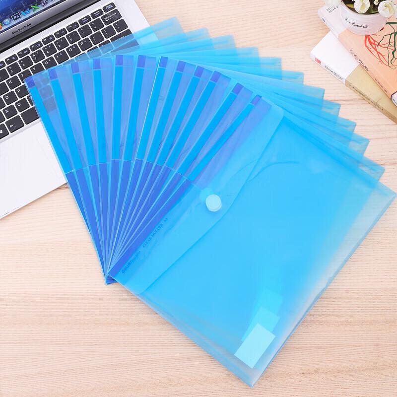 Deli A4 Transparent Document File Bag