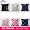 Fashion Polka Dot Figure Pillow Cover Design Cushion Cover Decor Holiday Decorati