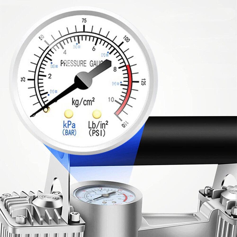 12V Portable Dual Cylinder Air Pump Heavy Duty Car Tire Inflator 150PSI Dual Cylinder Tire Inflator Electric Car Tyre Inflator