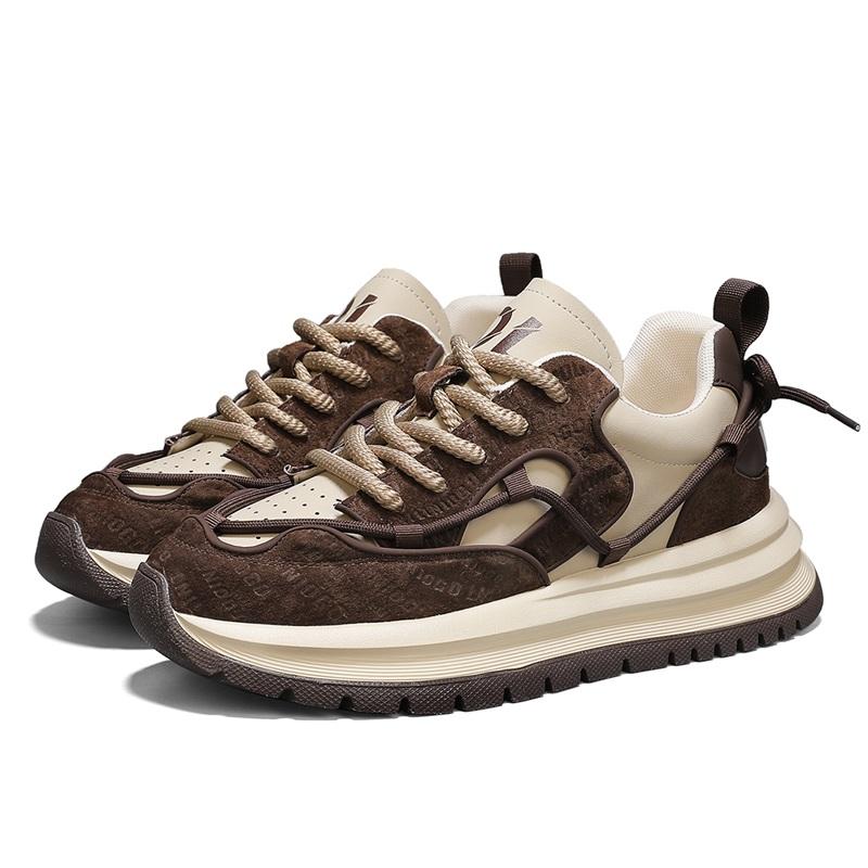 39-44 Кроссовки для бега на платформе для мальчиков износостойкие повседневные кроссовки для мужчин роскошный дизайнерский теннис Masculino 39 хаки 3089₽