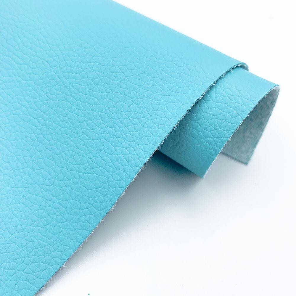Litchi Faux PU Leathere Fabric Sewing Clothing Bow Bag Sofa Car DIY Earring Making Craft Material Waterproof 50*60cm Big Size