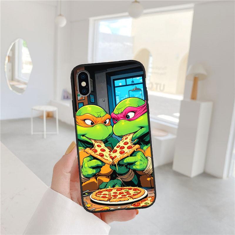 

NC104 TMNT New Luxury Phone Case for iPhone 16 15 14 13 12 Pro Max Plus Mini iPhone 13 Mini