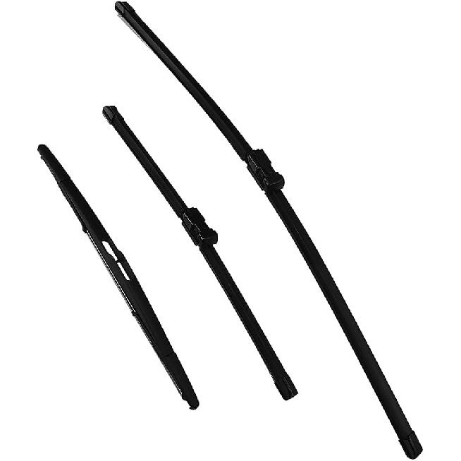 JSCARLIFE Rear Windshield Wiper Blade Arm Set for V-W ID.4 2021 2022 2023 2024, Rear Wiper Arm Blade Set -Original Equipment Replacement