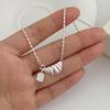 Women's Personalized Croissant Pendant Necklace - Simple, Versatile, Fashionable Clavicle Chain