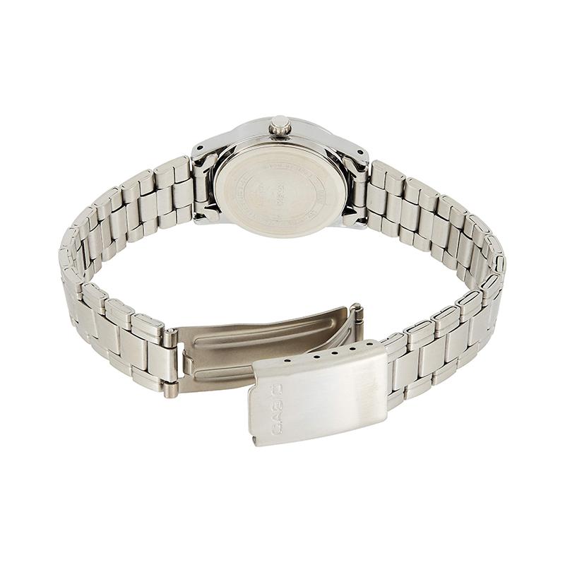 Casio STANDARD series DRESS series Simple classic pointer digital scale Quartz movement Stainless steel strap Japanese and Korean LTP-V001D-1BUDF