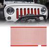 Aluminium Mesh Grille L Auto Grille Mesh Net Grids 3x6mm/4x8mm/6x12mm Hole Car Bumper Grill(100x33cm)