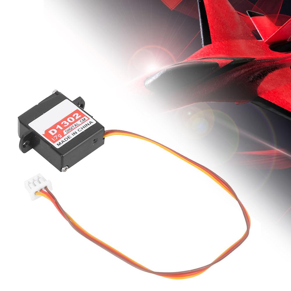 D1302 Micro Mini Digital Servo Spare Parts Accessory for Fixed Wing Aircraft ModelJS1.25 Plug