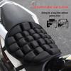 JFT All-Season Inflatable Shock-Absorbing Motorcycle Seat Cushion - Non-Slip, Breathable, Universal Design for Electric Vehicles