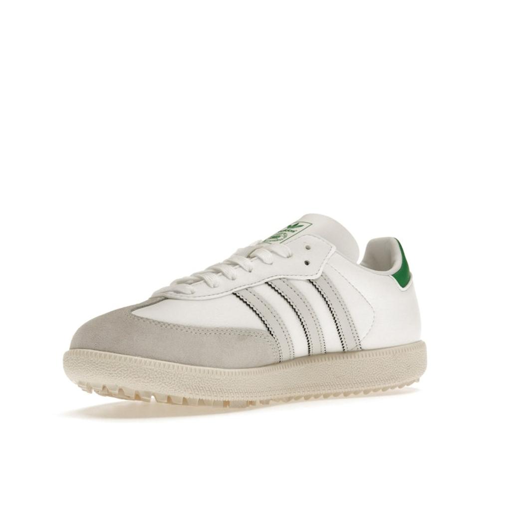 Kith X Adidas Samba Spikeless Golf White Green Unisex Sneakers Dash-Grey Off-White IG5711
