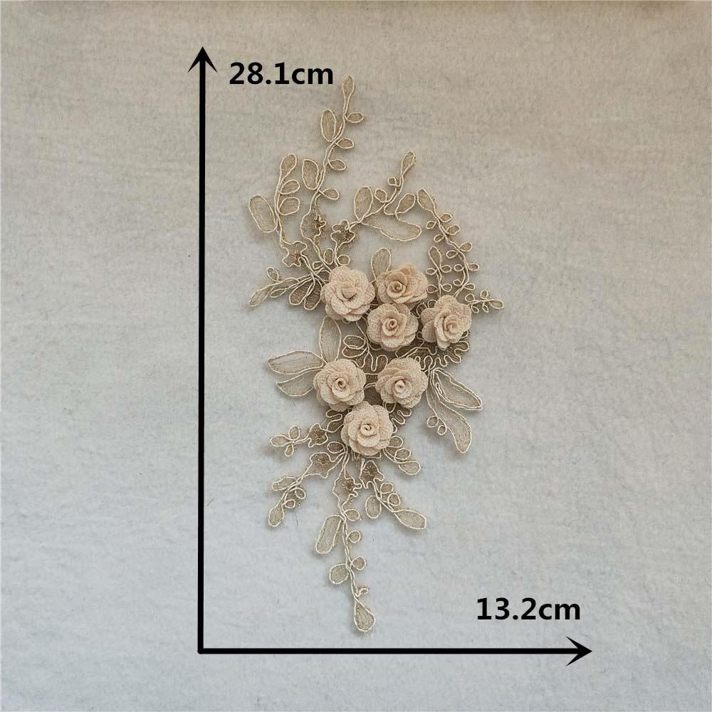 Diy Polyester Hand-Sewn Clothing Clothing Accessories Decoration Cheongsam Dress Dress Performance Dress Wedding Decoration