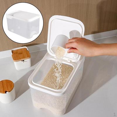 Rice Container, 5 Kg Bulk Bin with Wheels, Perfect , Flour,