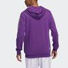 Adidas Dame Basketball Hoodie With Graphic Print Men Hoodies Purple HG8914