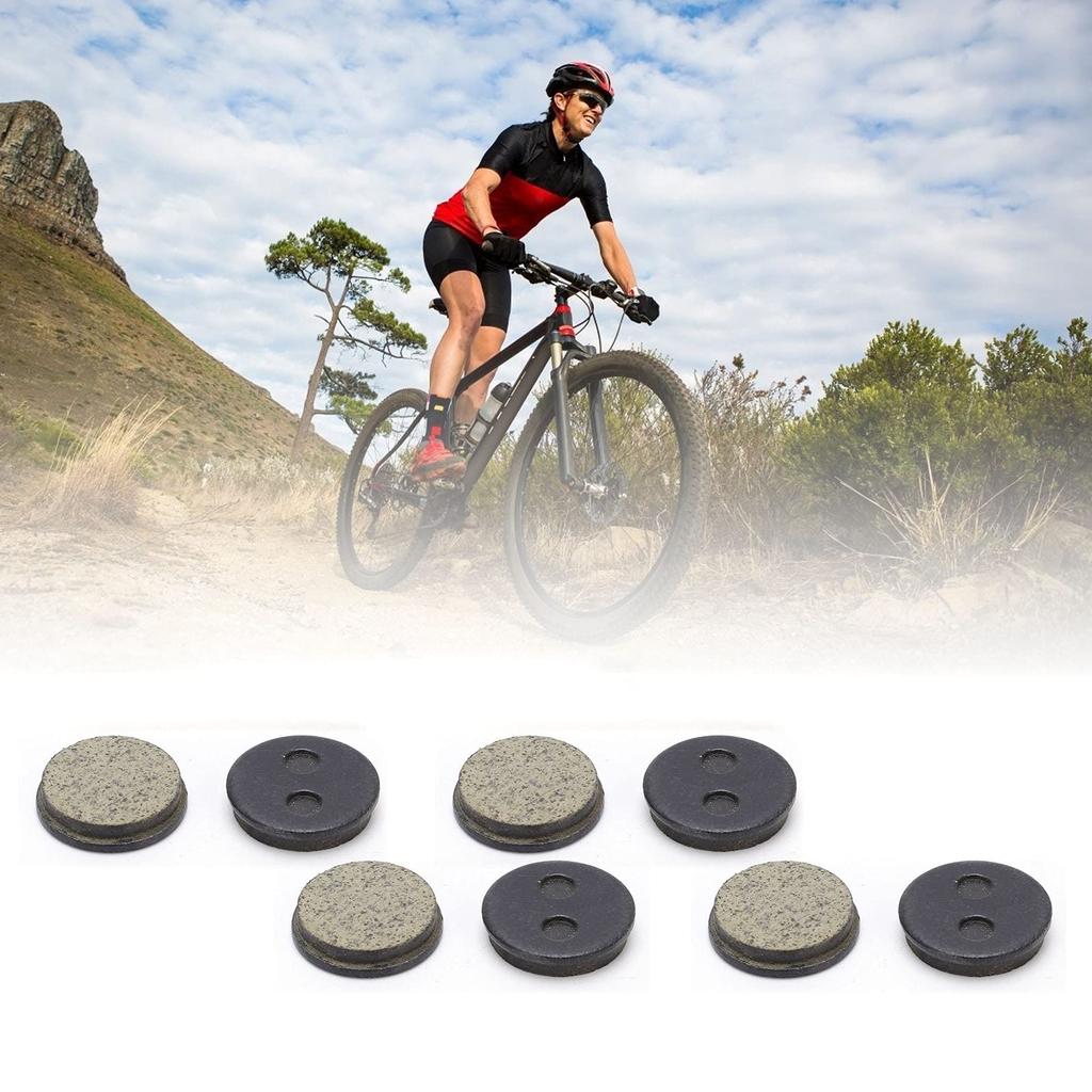 Zwindy Bicycle Disc Brake Pads, Bicycle Disc Brake Pads Easy To Use 4 Pairs for Bicycle Mountain Electric Bicycle