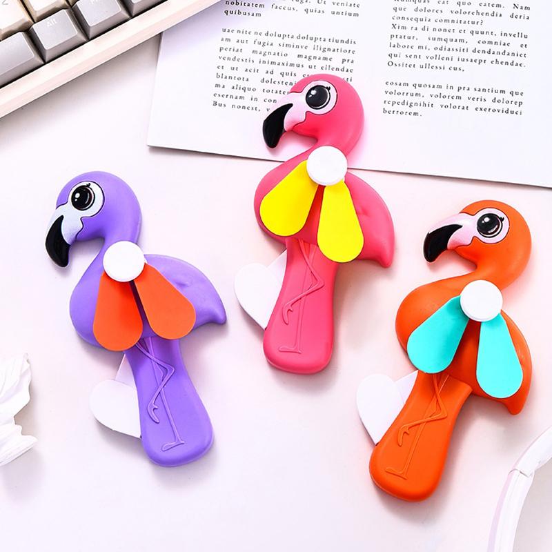 Random 1Pcs Mini Fan Cartoon Cute Ice Cream Cookies Mini Summer Portable Hand Pressure Fan Toys For Kids Adult Birthday Gift