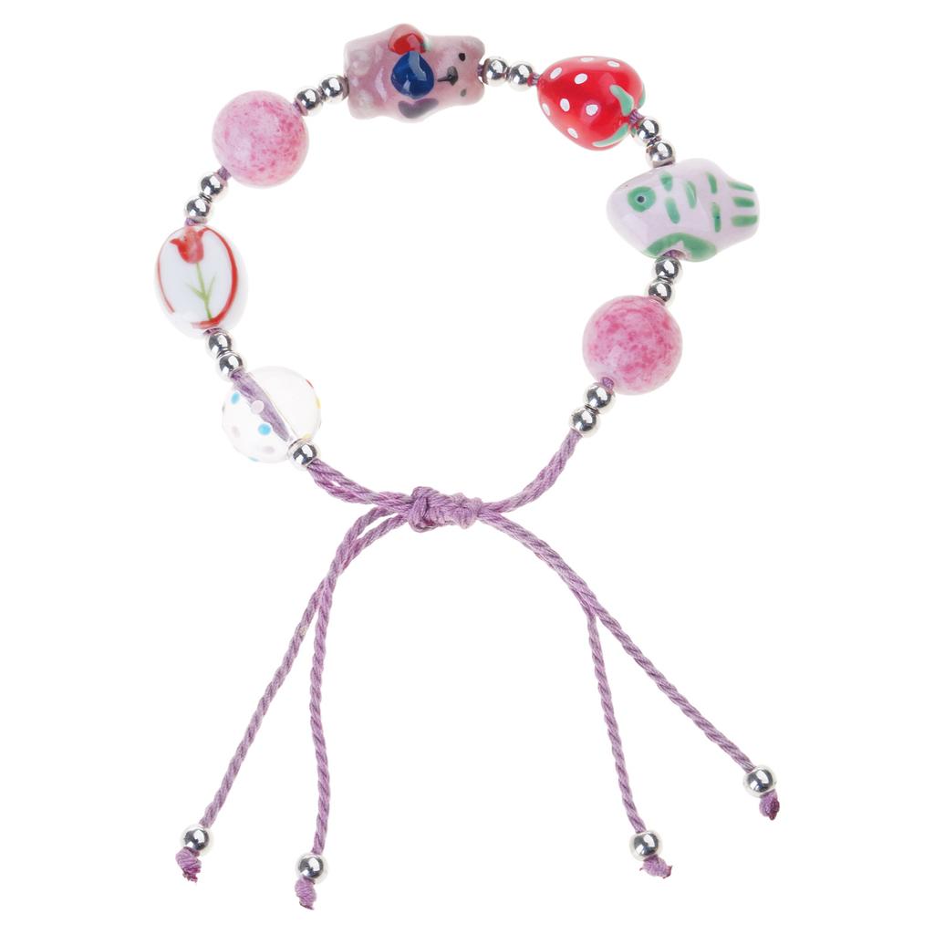 Fashionable Bear Charm Alloy Bracelet for Girls Lovely Sweetheart Jewelry Gifts Decoration for Teens Casual Wear