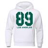 Hip Hop Street 89 Los Angeles Printing Hoodies Man Oversized Cotton Clothes 2023 New Spring Streetwear Fleece Soft Couple Hoody