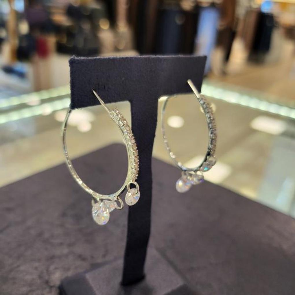 ARTRIA One-Line Dangle Earrings AAAERHK0022WHF