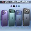 Luxury Frosted Translucent Phone Case For IPhone Air 17 Pro Max 17Pro 17 Shockproof Skin Feel Solid Color PC+TPU Protector Cover