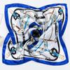 Light Luxury 50Cm Small Square Scarf Chain Printed Silk Scarf Women'S Thin Neck Protection Scarf Cheap Silk Scarf Gift