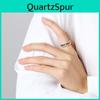 Exquisiter verstellbarer Regenbogen-Offener Ring für Damen Atemberaubendes minimalistisches Modeaccessoire