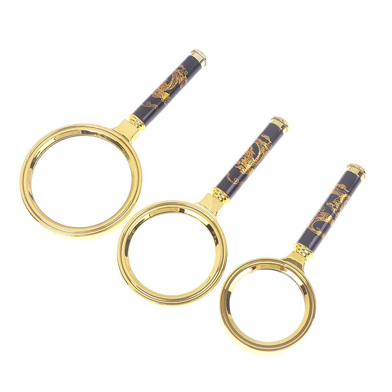 1 Piece 60/70/80Mm Magnifying Glass 6X 7X 8X Handheld Magnifier With Handle For Home Learning Reading And Fault Finding