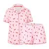 Urban Threads Womens/Ladies Chili Pepper Short Pyjama Set
