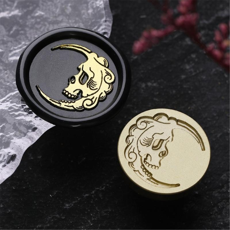 Präge Siegelwachs Stempelkopf Metall Siegelstempel Wachssiegel Stempelkopf Ersatz zum Versiegeln von Umschlägen & Grußkarten