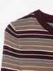European Spring Women's Striped Slim-Fit Knitwear 7062