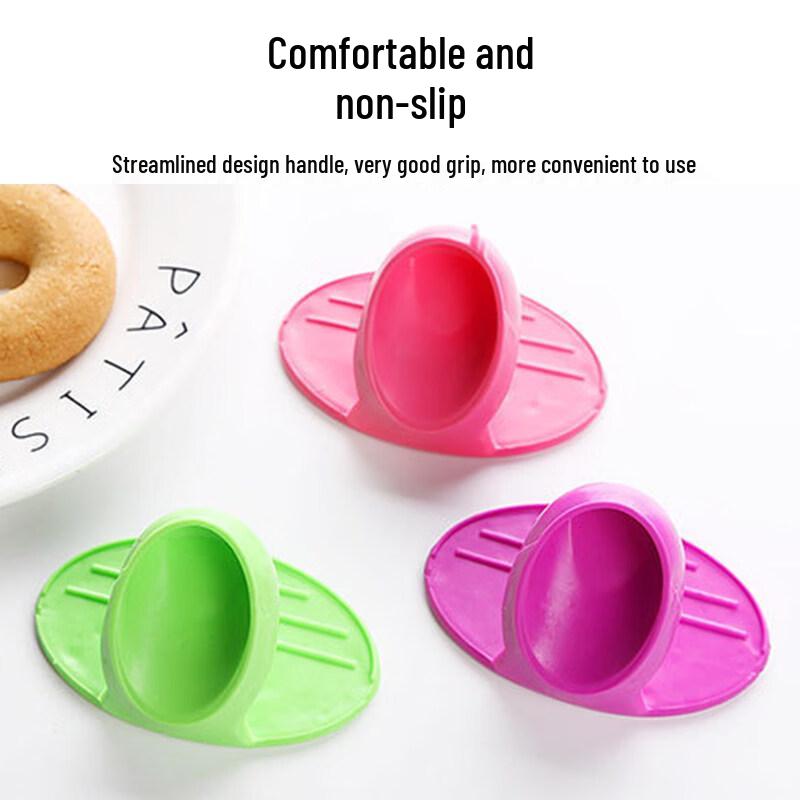 ZISIZ Silicone Heat Resistant Kitchen Finger Mitt