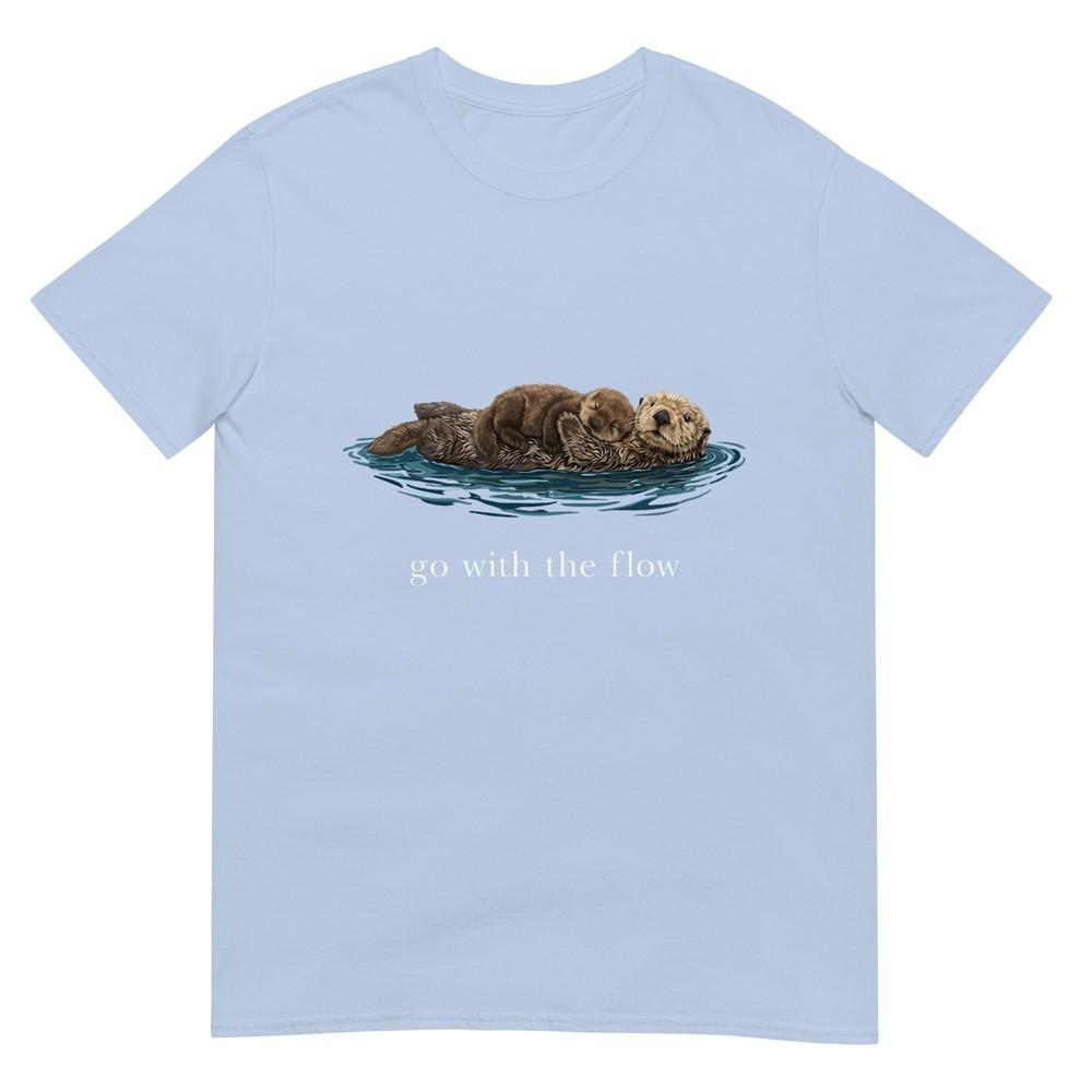 Go With The Flow Sea Otter Tshirt S