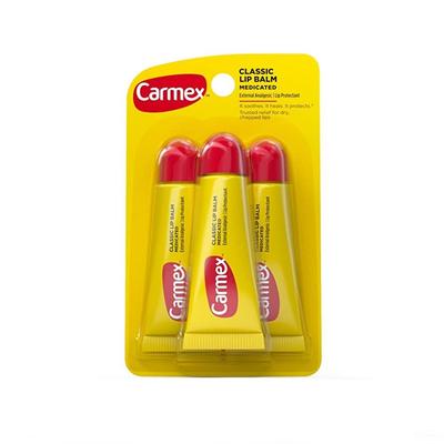 „Carmex Original“ lūpų balzamas 0,35 uncijos pakuotėje yra 3 vienetai
