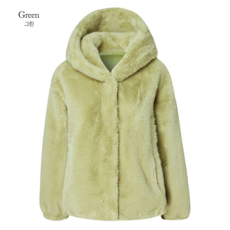 La Belle Shinyoung Giacca con Cappuccio in Pelliccia da Donna S muStangS Lb105jk 3