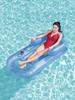 Floating Inflatable Chair With Handrail Swim Ring Water Air Mattresses Cup Hole Backrest Environmentally for Pool Party Supplies
