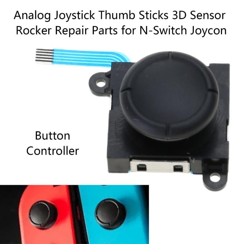 Analog Joystick Thumb Sticks, 3D Sensor Rocker Replacement Repair Accessory for N-Switch Controller