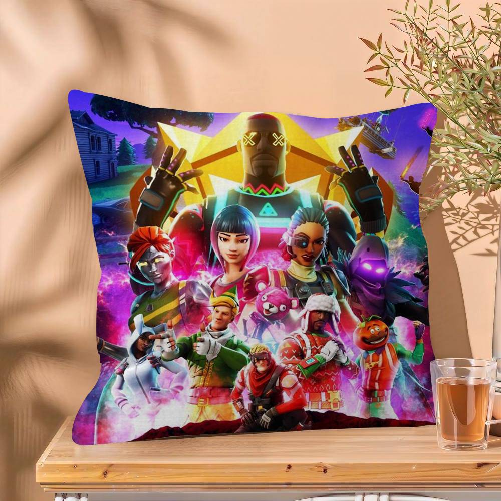 

Game F-Fortnites Cushion Cover Inches Farmhouse Decor Home Throw Pillow Covers for Couch Decorations 30cmx30cm