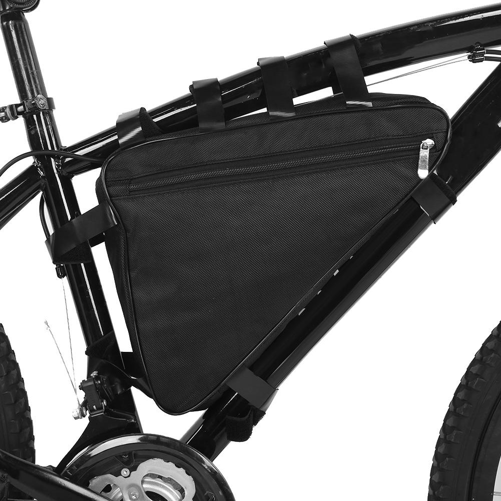 Mountain Bike Triangular Bag Oxford Cloth Bicycle Cycling Hanging Front Fixed Tool PocketGoods Triangular Bag