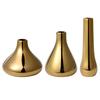 Nordische Heimbüro Schreibtisch Dekoration Luxus Vergoldete Vase Trockenblumen Vase Keramik Blumenvase Moderne Mini Vase vazen