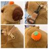 Capybara Plush Backpack Kawaii  Plush Doll Fur Bag Children'S Bag Shoulder Bag Mini Backpack Gifts For Girlfriend