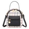 Women's Bag Summer Contrasting Color Printing Plaid Portable Backpack Candy Color Simple Mobile Phone Bag